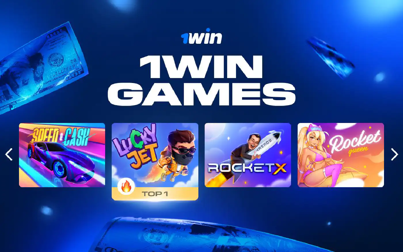 Top games available on 1win for players located in Indonesia.